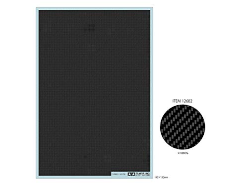 Tamiya 12682 Carbon Pattern Decal Set Twill Weave/Extra Fine NEW from Japan_2