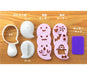 Arnest Ghost Onigiri Mold Rice Ball Kit A-76852 Character Bento Silicone Rubber_2