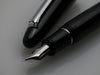 Sailor Fountain Pen King Profit ebonite Silver Medium Point wth Ink ‎11-9704-420_5