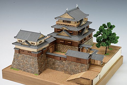 Woody Joe 1/150 Matsuyama Castle wooden model assembly kit NEW from Japan_1