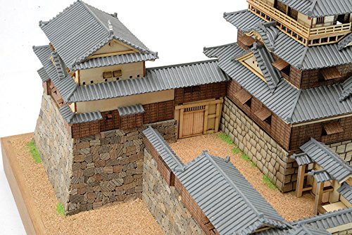 Woody Joe 1/150 Matsuyama Castle wooden model assembly kit NEW from Japan_2