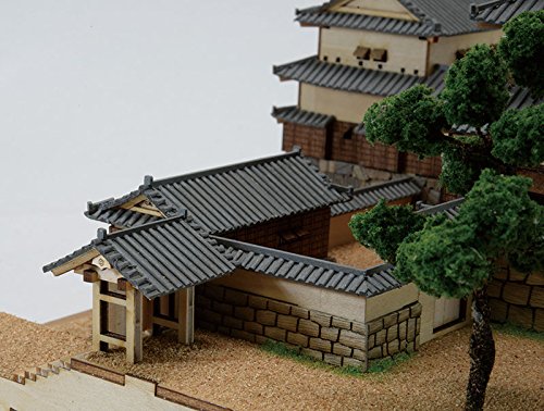 Woody Joe 1/150 Matsuyama Castle wooden model assembly kit NEW from Japan_3