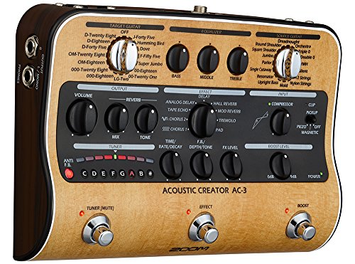 ZOOM Acoustic Creator AC-3 Preamp for Acoustic Guitar Gold NEW from Japan_9