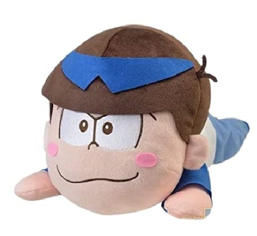 SEGA Osomatsu-san Mega Jumbo Lying Stuffed Plush Doll Karamatsu 343 NEW_1