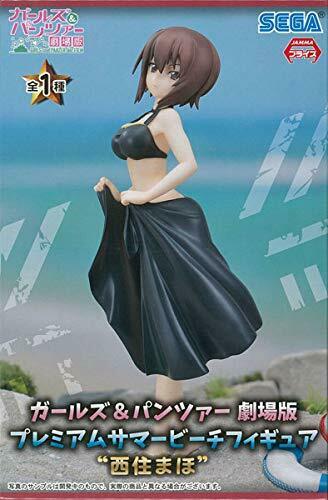 SEGA Girls Und Panzer: Maho Nishizumi Premium Summer Beach Figure NEW from Japan_1