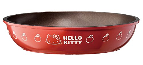 Skater HELLO KITTY Sanrio 4pcs Set Pot Frying Pan Glass Lid Detachable Handle_6