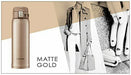 ZOJIRUSHI SM-SD48-NM Flip-open Stainless Mug Matte Gold 480ml NEW from Japan_2