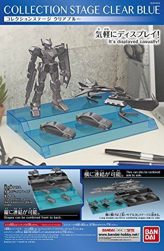 BANDAI COLLECTION STAGE Clear Blue Display Stage NEW from Japan_1
