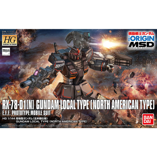 BANDAI HG 1/144 RX-78-01[N] GUNDAM LOCAL TYPE (North American) Kit ORIGIN NEW_1