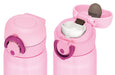 Thermos Stainless Vacuum One Push Bottle 350ml Light Pink JNR-350LP 6.5x7x16.5cm_3