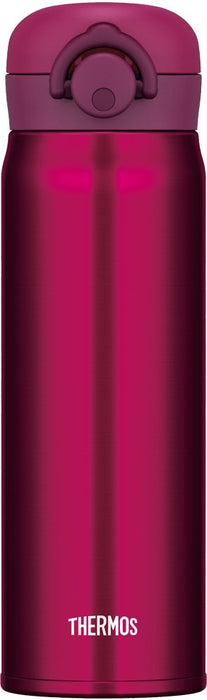 THERMOS JNR-500 WNR Stainless Mug Bottle Wine Red 500ml Hot&Cold NEW from Japan_2