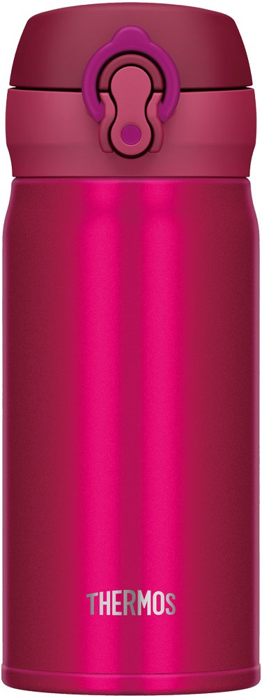 Thermos Water Bottle Vacuum Insulated Mobile Mug 350ml Cranberry JNL-353 CRB NEW_2
