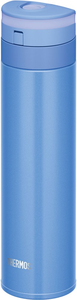 Thermos Water Bottle Vacuum Insulated Mobile Mug 450ml Pearl Blue JNS-451 PBL_1