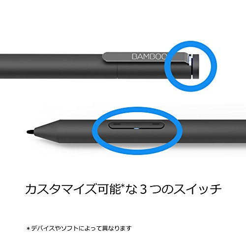 WACOM Stylus pen Bamboo Ink Black CS321AK (WacomAES, Surface Pro 3/4) NEW_3