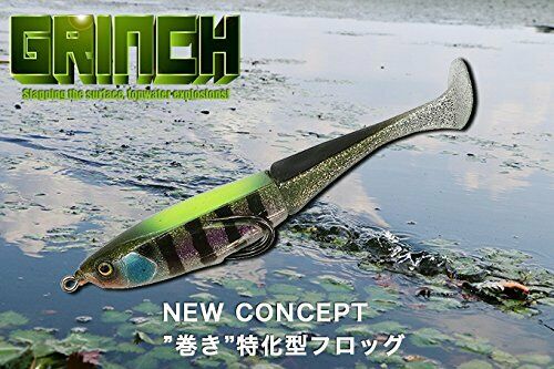 Jackall Grinch Topwater Lure 135mm 20g Pink Back Pearl Bone NEW from Japan_3