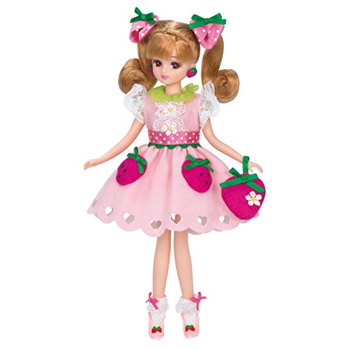 Takara Tomy Licca-chan Doll LD-08 Milky Strawberry Dress, Underwear, Accessory_1