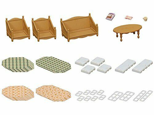 Epoch Sylvanian Families furniture sofa arm chair set Mosquito NEW from Japan_2