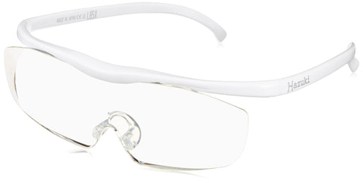Hazuki Glasses Loupe Large 1.85x Magnifier Clear Lens White W145xH45mm Acrylic_1