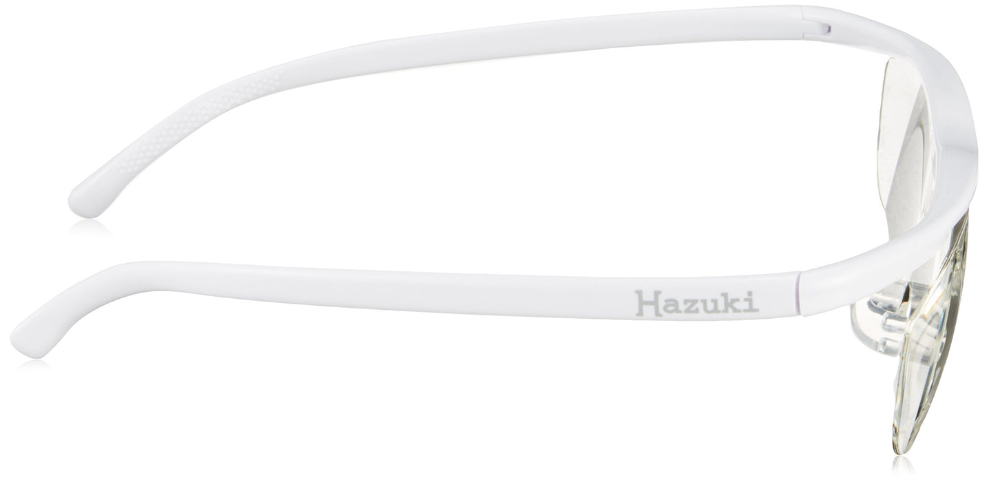 Hazuki Glasses Loupe Large 1.85x Magnifier Clear Lens White W145xH45mm Acrylic_3