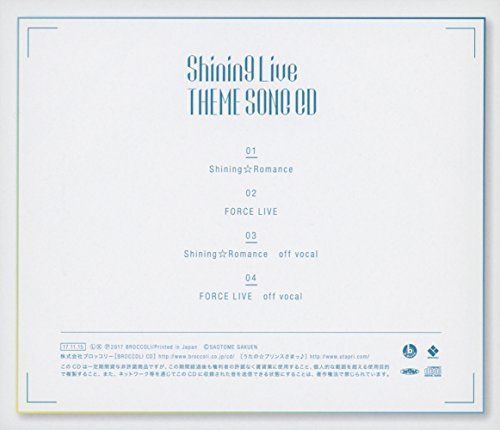 [CD] Uta no Prince-sama Shining Live Theme Song CD (Normal Edition) NEW_2