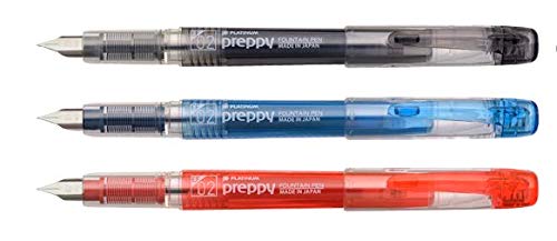 Platinum Fountain Pen Preppy Extra Fine 02EF PSQ-400#-1/3/11 Set of 3 NEW_1