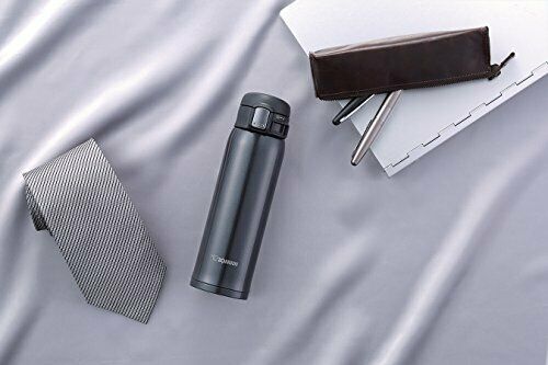 ZOJIRUSHI SM-SD60-BC Flip-open Stainless Mug Silky Black 600ml NEW from Japan_2