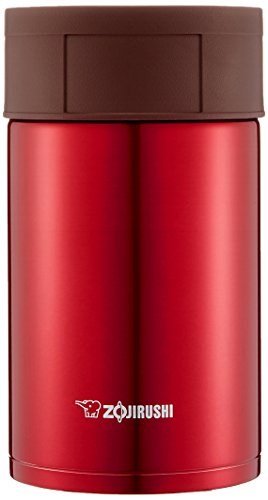 Zojirushi Stainless steel Food jar 550ml Clear red SW-HC55 Washing is OK NEW_1