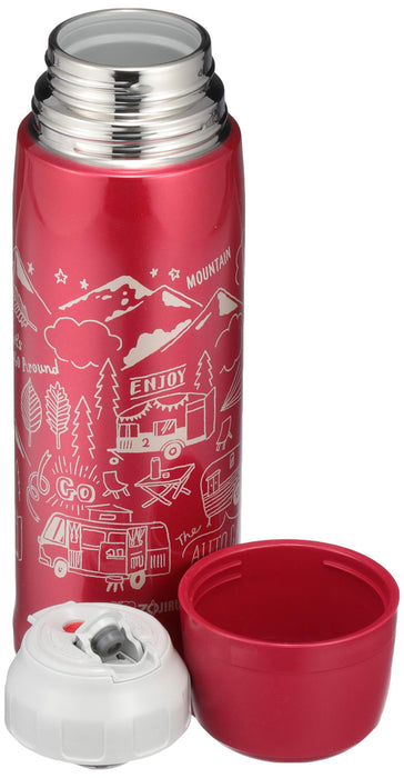 Zojirushi water bottle stainless steel bottle 820ml Red Hot & Cold SJ-JS08-RA_2