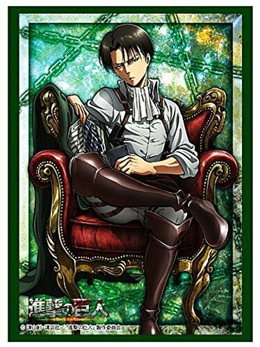 Bushiroad Sleeve Collection HG Vol.1352 Attack on Titan [Levi] (Card Sleeve) NEW_1