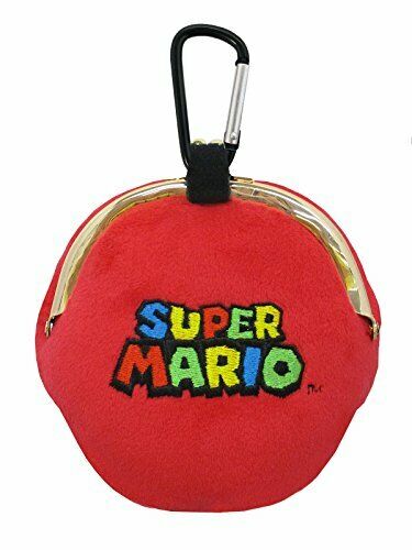 San-ei Boeki Super Mario MZ29 Plush Pouch (Super Mushroom) NEW_2