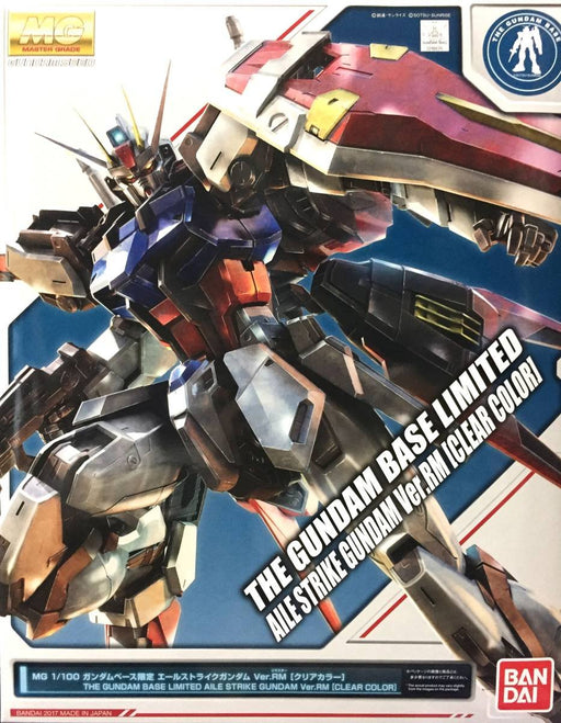 MG 1/100 AILE Strike Gundam Ver.RM Clear Color Gundam BASE Limited Kit A12 NEW_1