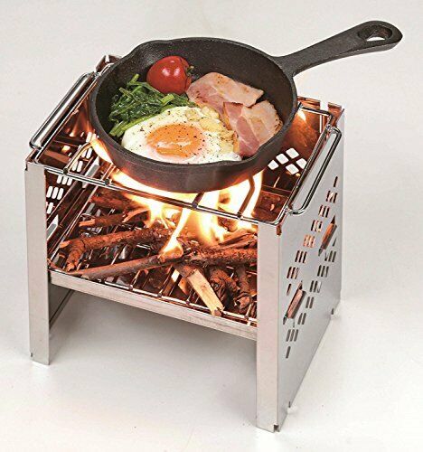 Captain Stag UG-2014 Charcoal Tray B6 Size Camping Outdoor Gear from Japan_3