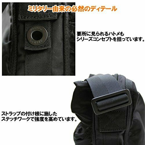 YOSHIDA PORTER FRAME SHOULDER BAG(S) 690-17848 Balck NEW from Japan_7