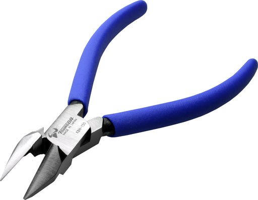 TSUNODA CABLE TIE CUTTING NIPPER 158mm KBN-150 Blue No Spring Carbon Steel NEW_2