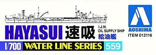 Aoshima Japanese Fleet Oiler Hayasui 1/700 Scale Plastic Model Kit NEW_4