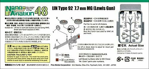 Fine Molds NC11 1/48 Type 92 7.7m Machine Gun (Lewis Gun) Plastic Model Kit NEW_6