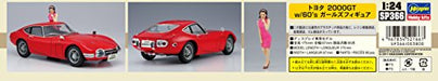 Hasegawa 1/24 TOYOTA 2000GT with Girl Figure SP366 Plastic model kit NEW_7