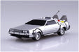 AOSHIMA Movie Mecha Series No.11 Back to the Future Pullback DeLorean 1/43 NEW_2