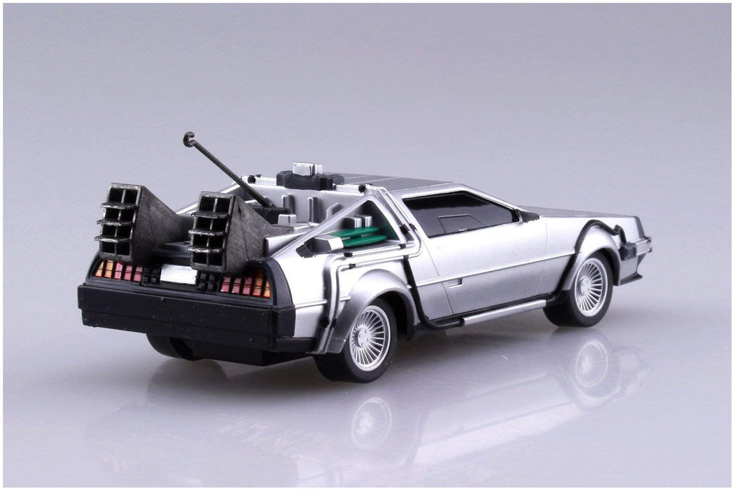 AOSHIMA Movie Mecha Series No.11 Back to the Future Pullback DeLorean 1/43 NEW_3