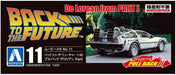 AOSHIMA Movie Mecha Series No.11 Back to the Future Pullback DeLorean 1/43 NEW_6