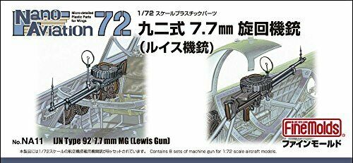 Fine Molds NA11 1/72 Type 92 7.7mm Machine Gun (Lewis Gun) Plastic Model Kit NEW_4