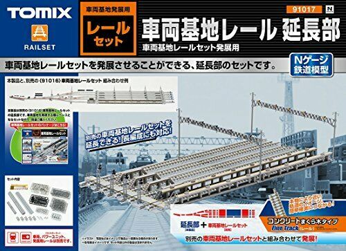 TOMIX N scale vehicle base rail extension 91017 Model railroad equipment NEW_3