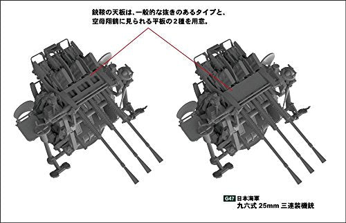 Pit-Road Skywave G-47 Imperial Japanese Navy Type 96 25mm Triple AA Gun 1/35 NEW_5