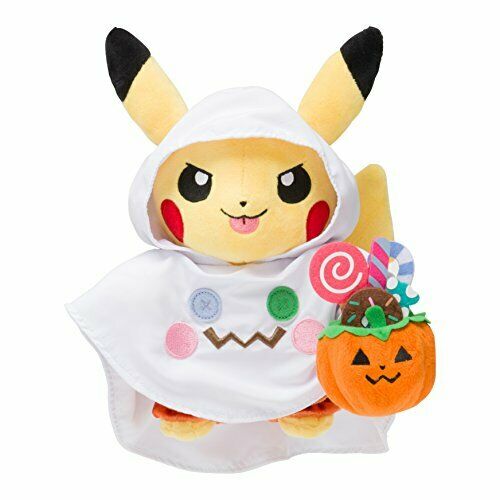 Pokemon Center 8.6-Inch Pikachu Pokemon Halloween Time Stuffed Plush Doll NEW_1