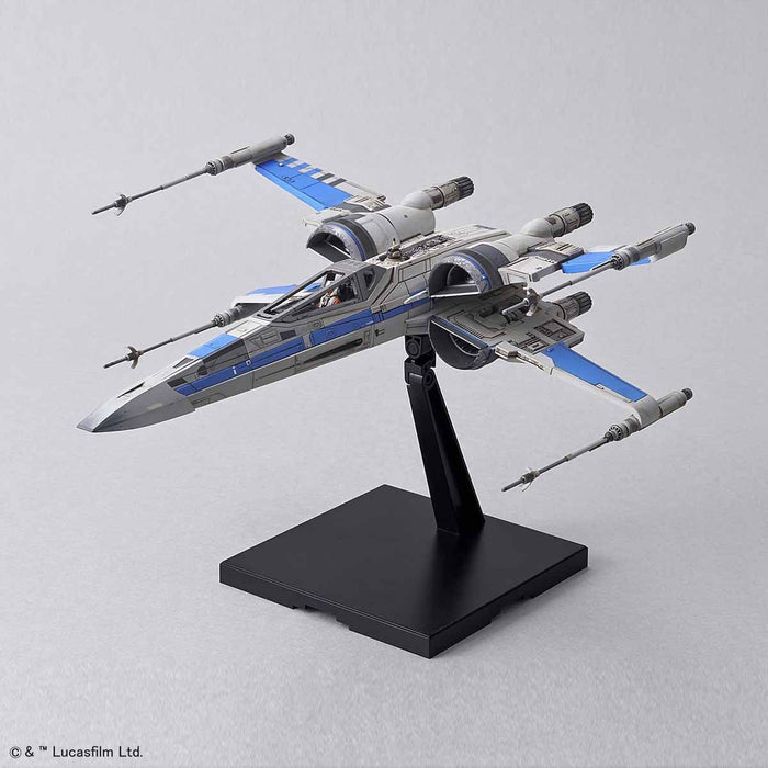 BANDAI Star Wars 1/72 BLUE SQUADRON RESISTANCE X-WING FIGHTER Model Kit NEW_2