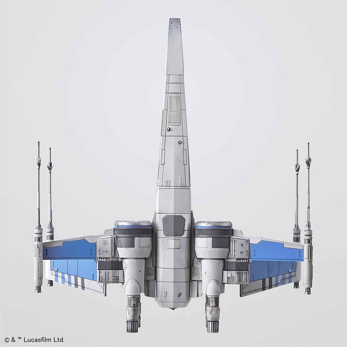 BANDAI Star Wars 1/72 BLUE SQUADRON RESISTANCE X-WING FIGHTER Model Kit NEW_4