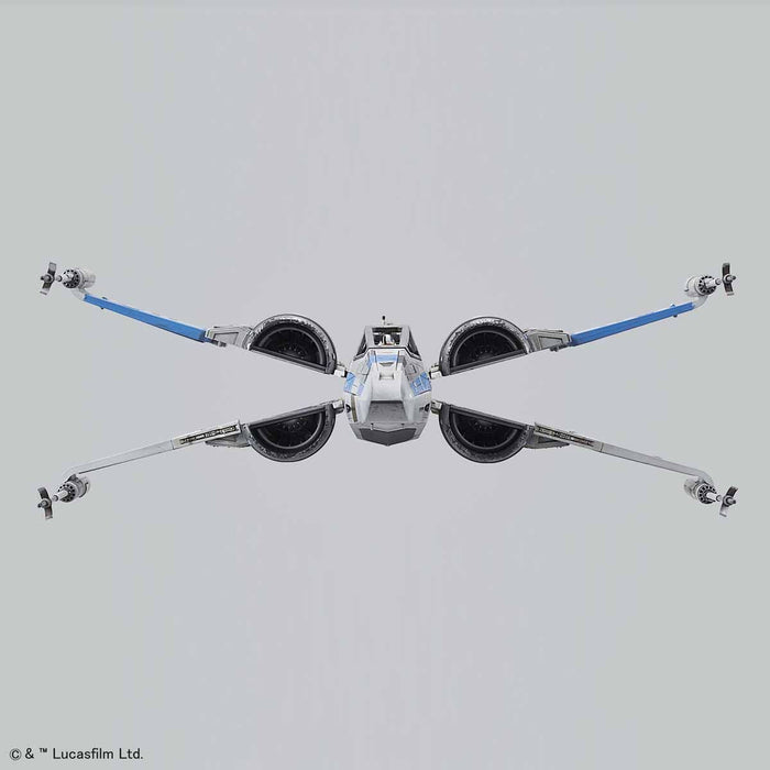 BANDAI Star Wars 1/72 BLUE SQUADRON RESISTANCE X-WING FIGHTER Model Kit NEW_5