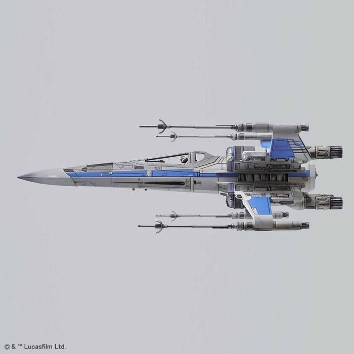 BANDAI Star Wars 1/72 BLUE SQUADRON RESISTANCE X-WING FIGHTER Model Kit NEW_6