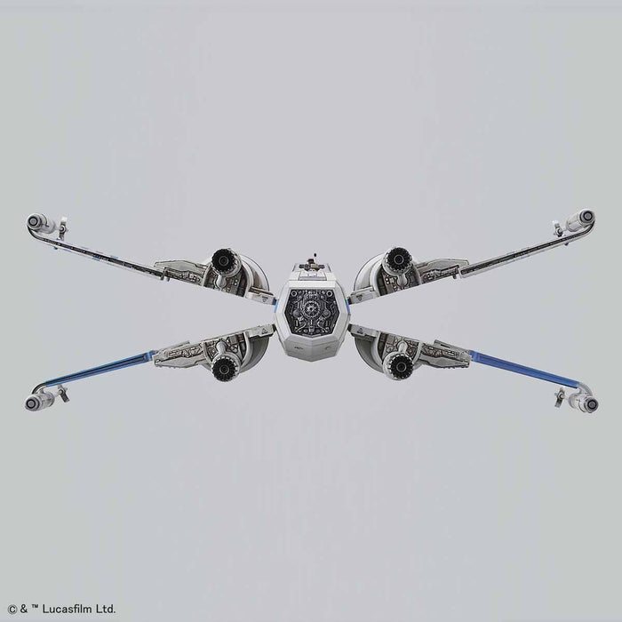 BANDAI Star Wars 1/72 BLUE SQUADRON RESISTANCE X-WING FIGHTER Model Kit NEW_7