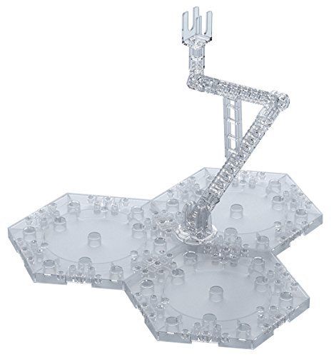 BANDAI ACTION BASE 4 CLEAR Model Kit Display Stand NEW from Japan_2